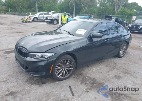 2023 BMW 330I из США, поврежденный, VIN 3MW69FF06P8C93555